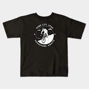 Park City, Utah Biking Kids T-Shirt